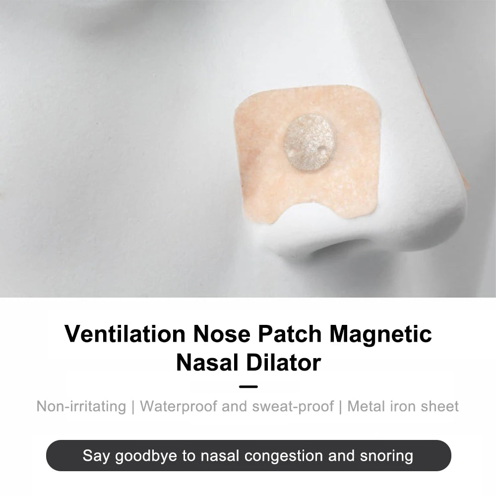 Nasal Dilator Sleep Nasal Strips Nose Breathe Better Sleeping anti Snoring Magnetic Nose Clip Sports Nasal Strips